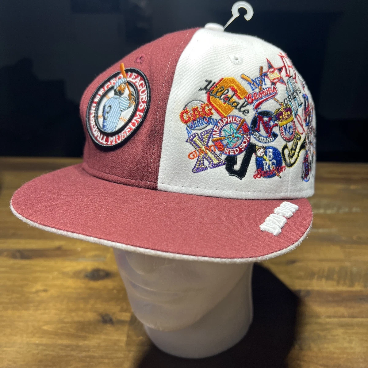 Negro Leagues Baseball Museum Hat Cap Size 7 1 2 100 Wool Vintage
