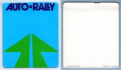Auto Rally - 1978 Auto Rally Edito Services S.A. Index Card