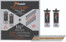 1.5"x.131Gauge 30Degree Positive Placement Metal Connector Fuel+Nail Pack