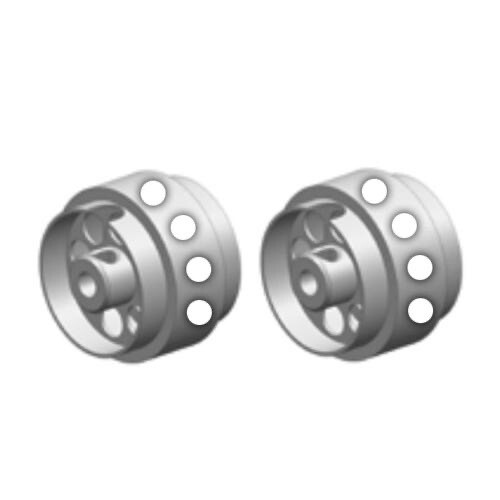 Ruedas traseras españolas de aluminio NSR 5033 3/32" 16,5x12 sin fórmula de aire 22 - Imagen 1 de 1