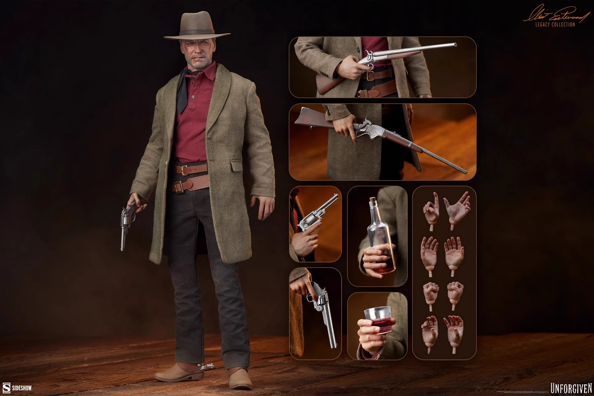 Sideshow Clint Eastwood Legacy Unforgiven William Munny 1/6 Action