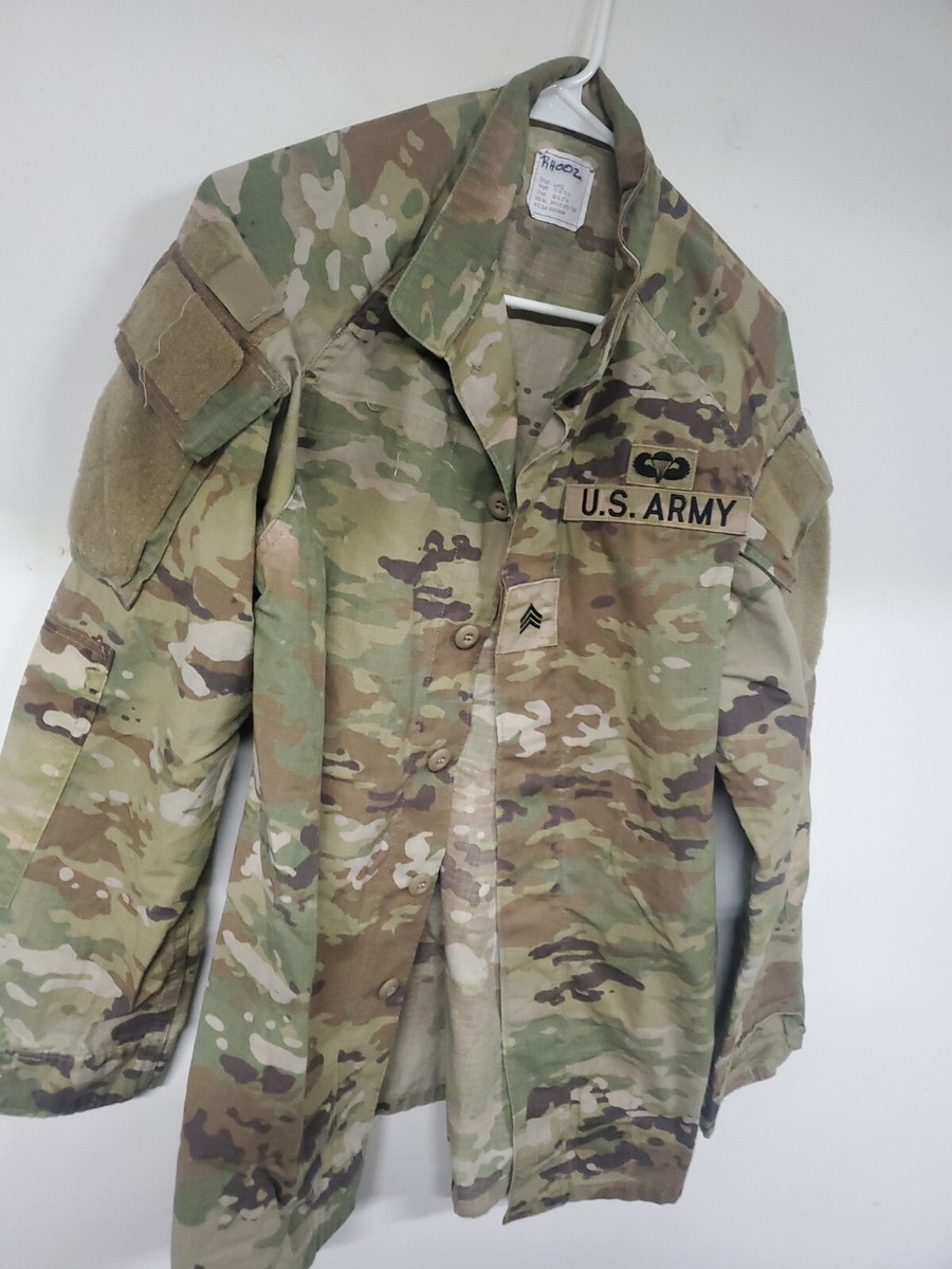 Small long ARMY OCP USAF IMPROVED HOT WEATHER jacket UNIFORM top SCORPION