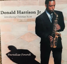Donald Harrison jr (Paradise Found) cd 2004 signed by Donald