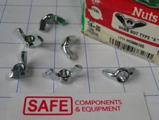 Wing Nut 1/4-20 QTY-6 Forged Steel Zinc Finish Type "A" Hillman 180249 K35