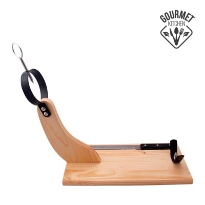 EDM Jamonero madera Premium + cuchillo jamonero soporte jamon envios en 24-48 horas