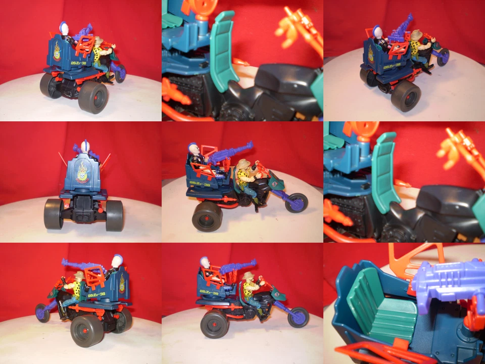 Tarjetas GI JOE COBRA DREADNOK CYCLE 1987 + TEAM DRIVER GNAWGAHYDE & GUNNER ARAH * Foto 3 de 4