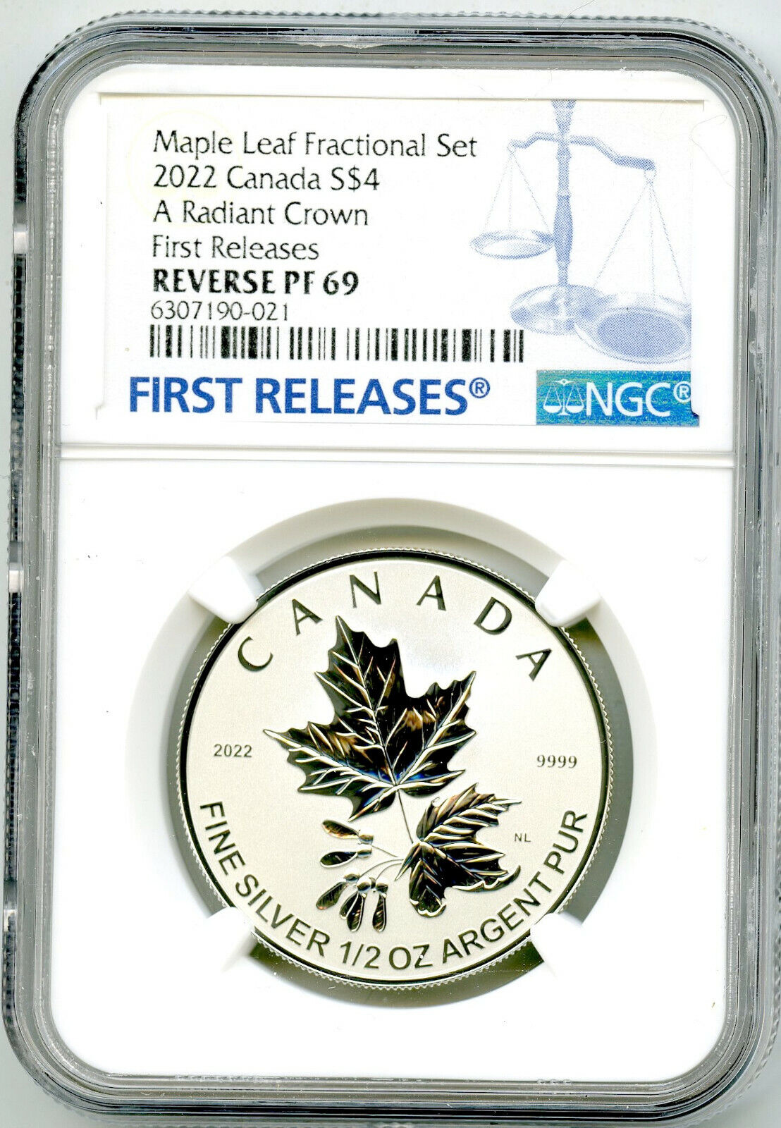2022 $4 1 2 OZ CANADA SILVER NGC PF69 R MAPLE RADIANT Max 87% OFF Ranking TOP1 CROWN LEAF