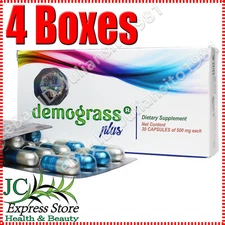 4 BOXES DEMOGRASS PLUS WEIGHT LOSS SUPPLEMENTS 120 CAPSULES 100% ORIGINAL