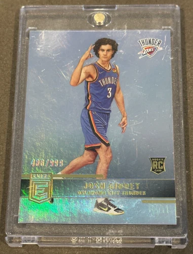 2021-22 Donruss Elite Josh Giddey RC Rookie Holo 486/999 inc. one touch (79)