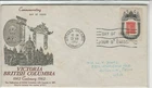 CANADA 1962 FIRST DAY COVER BRITISH COLUMBIA LEGISLATIVE BUILDING