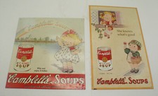 2 Campbells Soup Metal Decoration Signs