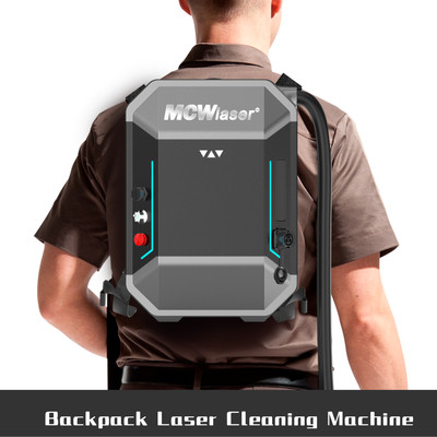 110W Pluse Laser Cleaner Backpack Rust Oil Paint Remover 2025 NEW Laser Cleaner