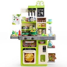 Juego de cocina para ni os, juguetes de cocina con sonido y luz realistas