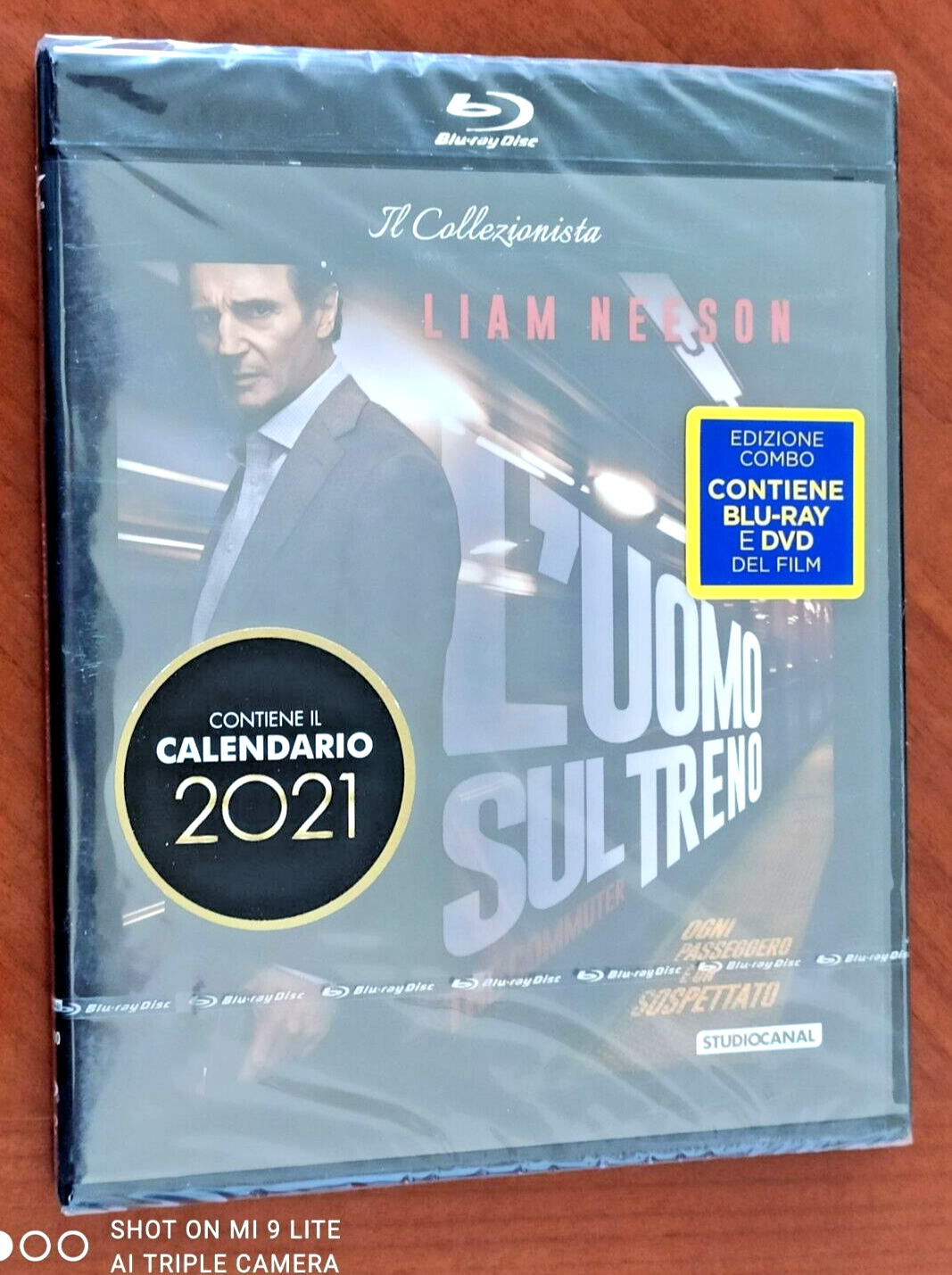 Bluray  L'UOMO SUL TRENO  Liam Neeson   (Bluray+Dvd)  ****NUOVO