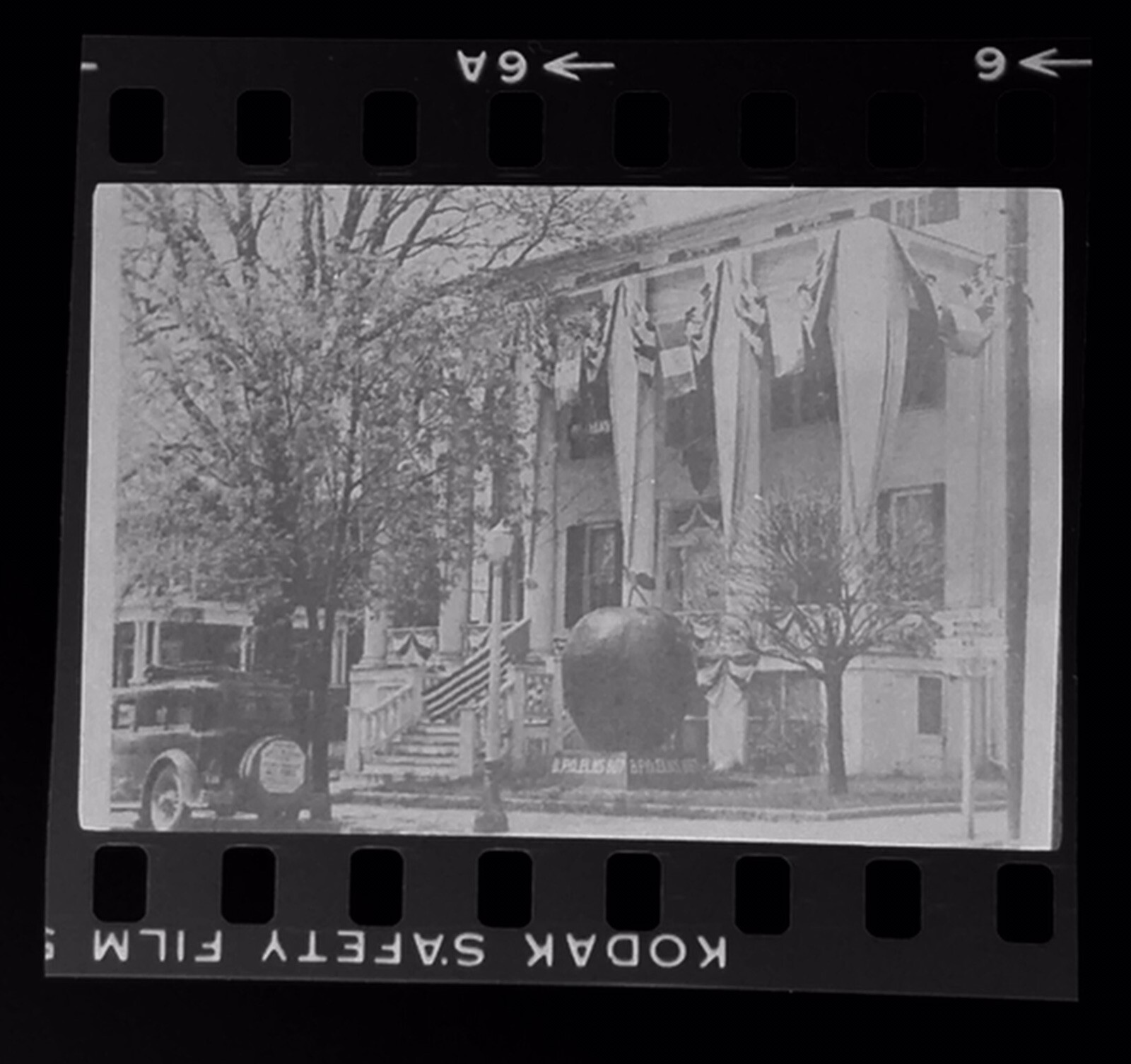 Vintage WINCHESTER VA Big Apple Elks Club B&W 35mm Film Photo