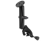 RAM Clamp Yoke Rail Post Mount with Long Arm and Round AMPS Base  RAM-B-121U-C