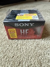 Sony HF High Fidelity 90 Min Audio Cassette C-90HFL 6x NEW SEALED