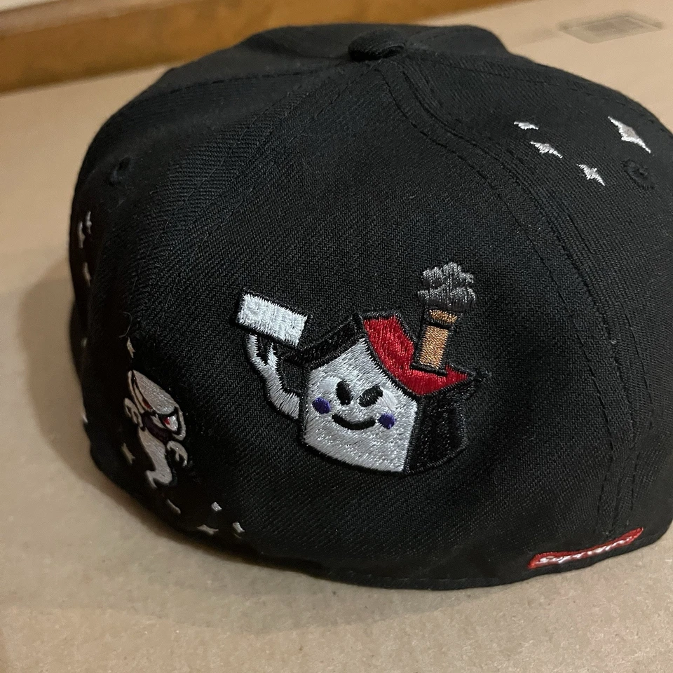 Supreme S Mister Cartoon New Era Fitted Hat Sz  7 3/8 Streetwear Hip Hop Grunge - Image 3 of 4
