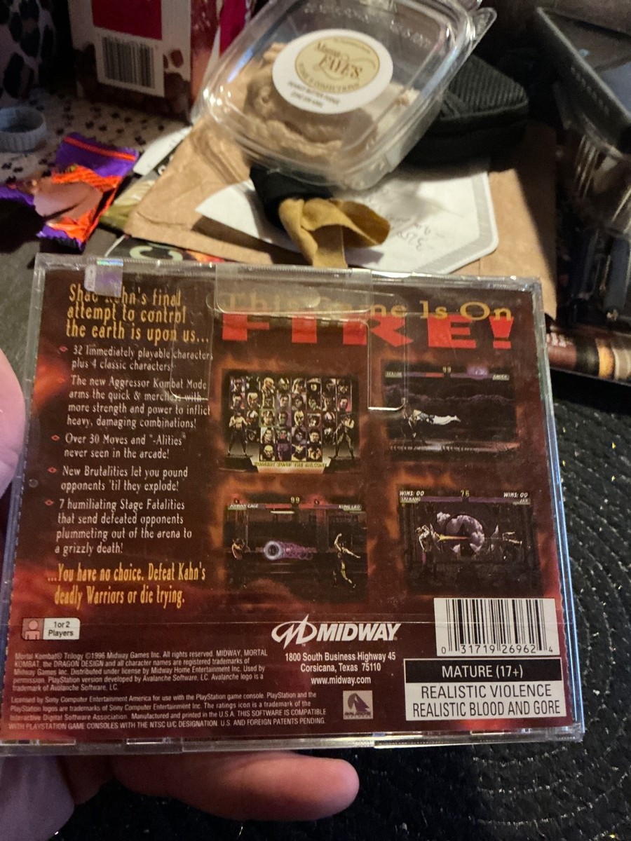 Mortal Kombat Trilogy【中古美品・PS北米版】 Mortal Kombat Trilogy/モータルコンバットトリロジー （中古