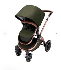 Image of Ickle Bubba Stomp Luxe Pushchair Olive Green Stroller - Excellent