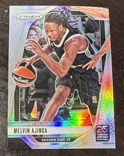 2024-25 Panini Prizm Euroleague Melvin Ajinca #199 Silver Prizm