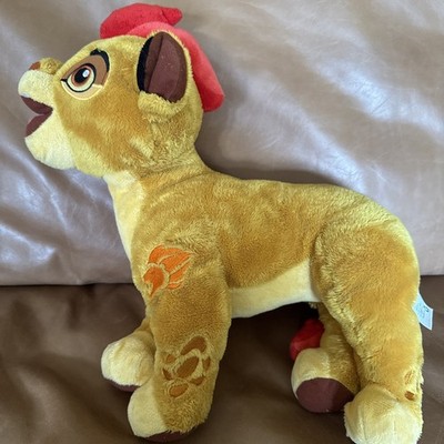 Disney Store Lion Guard Kion Plüschtier 14 Zoll König der Löwen gelb rot weiches Stofftier