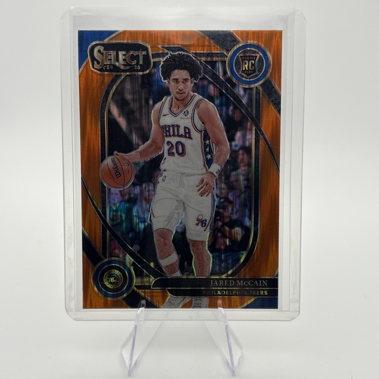 2024-25 Select Basketball Jared McCain RC Courtside Orange Flash Prizm #283