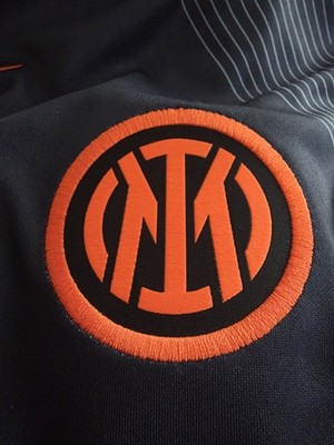 Nike Inter Milan 2023/24 Third Jersey Large Black Orange HM3441