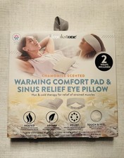 Brookstone Chamomile Therapy Muscle Comfort Pad  Sinus Relief Eye Pillow