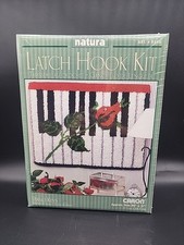 Natura Latch Hook Kit R848 Piano Keys 20" x 27" New Sealed Tote BB1