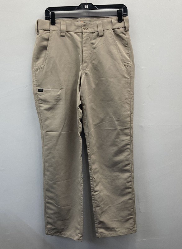 5.11 Tactical Men's Khaki Fast-Tac Urban Ripstop Lightweight Work Pants 30x32