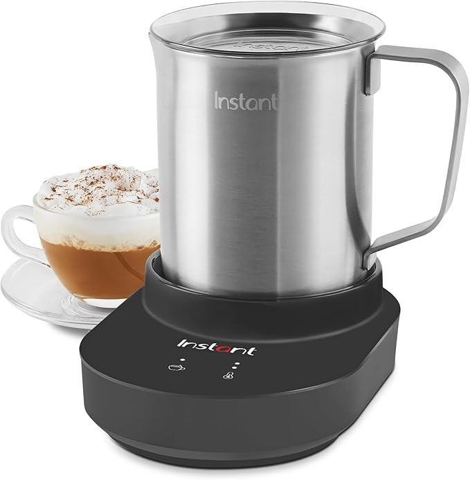 Instant Pot Magic Froth 9-in-1 Milk Frother & Steamer, 17oz, Stainless Steel