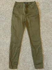 Judy Blue Women’s Olive Green Size 5/27 Skinny Fit Stretch Jeans Style# JB88146