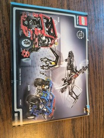 Vintage LEGO Technic Instruction Manual Lot (4) 8433 Cool Movers & 8441 Forklift