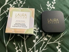 Laura Geller Filter Finish Neutralizing Setting Powder - 0.24 oz UNIVERSAL NIB