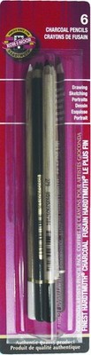 Chalk and Charcoal Pencils Assorted Colors 6-Pack FA8800GC.6BC