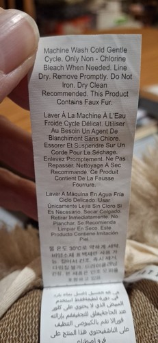 Neu mit Etikett Pottery Barn Dream Kunstfell 20 x 20 Zoll Kissenbezug sand ~ beige Poly Druckknopfverschluss - Bild 6 von 12