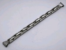 Vtg 1940 Supreme Solid 925 Sterling Silver Expanding Ladies Watch Bracelet Strap