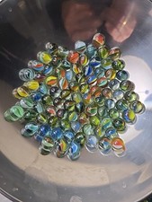 Vintage Lot Of Cats Eye Marbles 1 LB. J