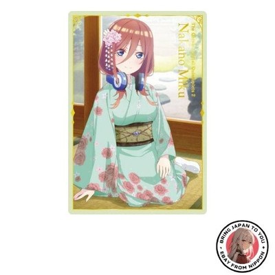 [Nr. 17 Nakano Miku Visual Card] The Quintessential Quintuplets   Wafer 3