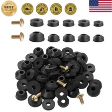 58 Pcs Rubber Washers for Outdoor Faucet Repairing, Assorted Flat and Beveled...