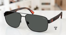 Gafas de sol para hombre POLO PH3165 930487 semishiny negro gris oscuro 61 mm