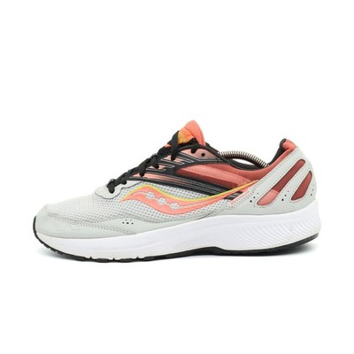 Saucony Damen Cohesion 13 Sneaker Grau/Rosa/Schwarz Low-Top Laufschuhe EU 43