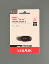 SanDisk 128GB Ultra Curve Flash Pen Drive USB 3.2, Gen1, 100MB/s - Schwarz