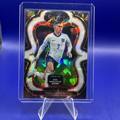 2026 Panini Select Fifa World Cup Phil Foden England Black Cracked Ice SP # /380