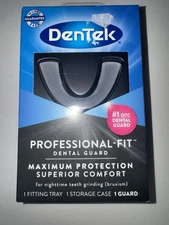 DENTEK PROFESSIONAL FIT DENTAL GUARD MAXIMUM PROTECTION NIGHTTIME TEETH GRINDING