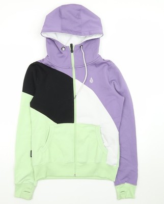 Volcom Herren Hoodie Mehrfarbig Full Zip S Geometric Fleece