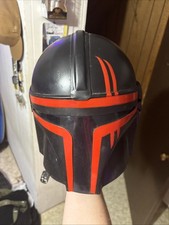 Metal Mandalorian Cosplay Helmet Barely Worn Star Wars