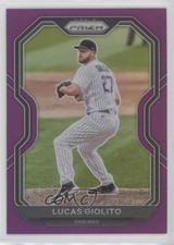 2021 Panini Prizm Tier III Purple Prizm Lucas Giolito #216 qf6