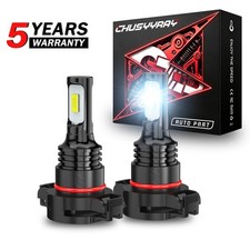 5202 H16 Led Fog Light Bulb For Chevy Silverado 1500 2007-2015 White 6000k 2pack
